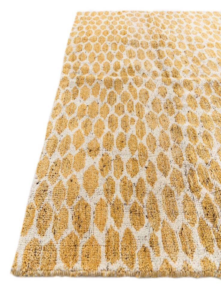 Detail image of  5' x 8' 1  Hand Knotted Moroccan Wool Rug