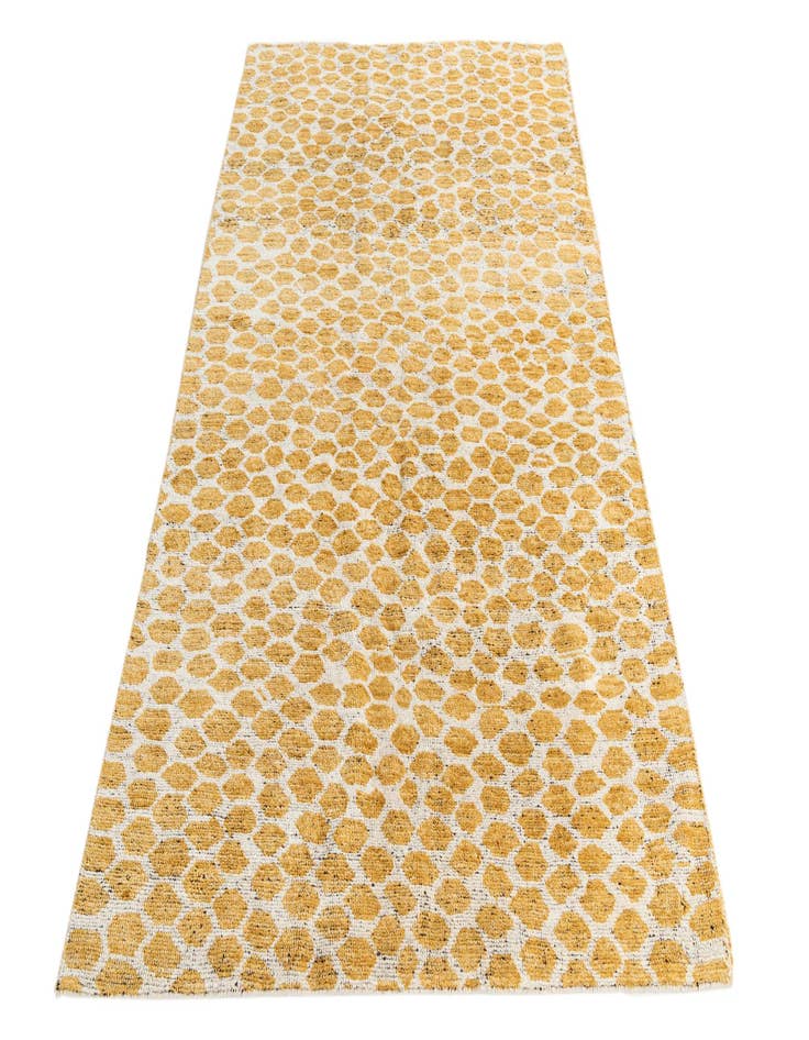 Detail image of  5' x 8'  Hand Knotted Moroccan Wool Rug