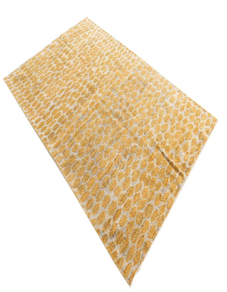 Detail image of  5' x 8'  Hand Knotted Moroccan Wool Rug