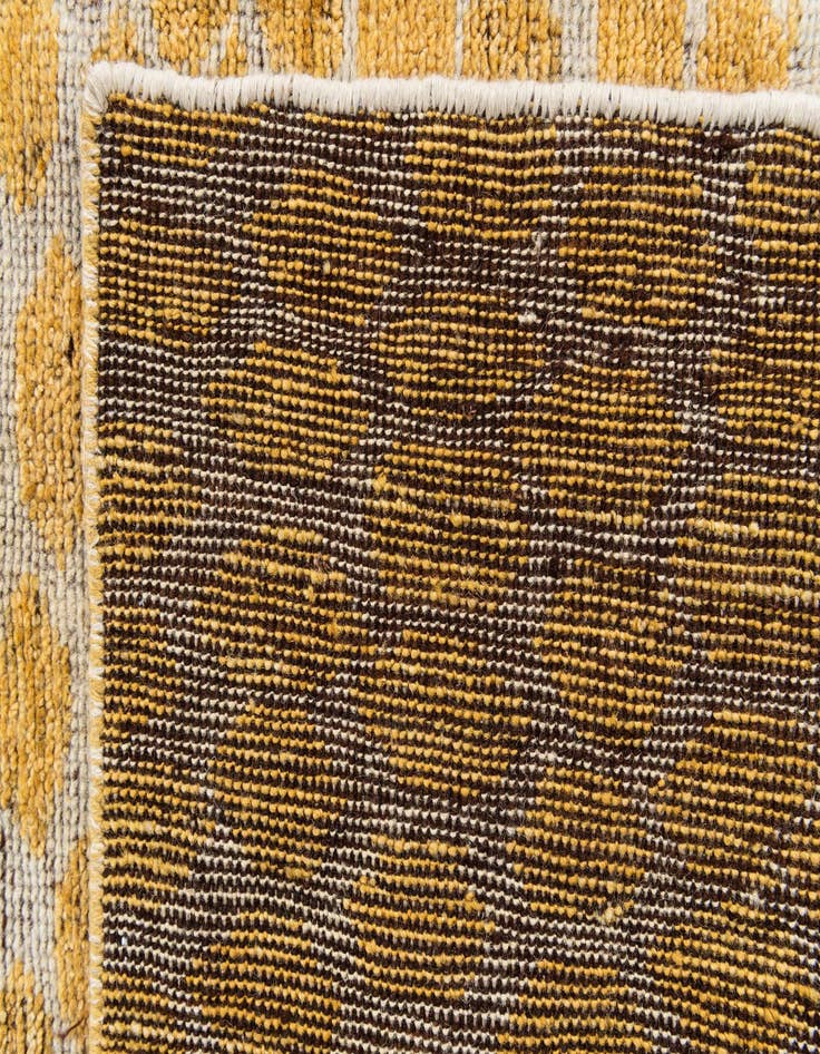 Detail image of  5' x 8'  Hand Knotted Moroccan Wool Rug