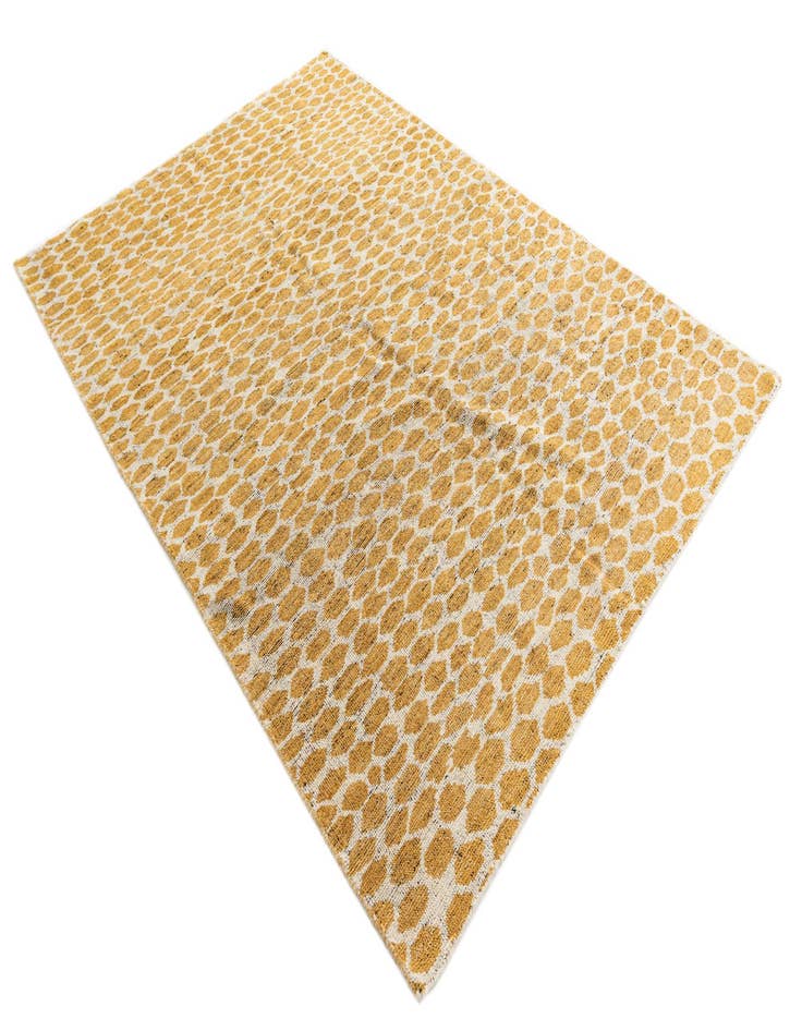 Detail image of  6' 1 x 9'  Hand Knotted Moroccan Wool Rug