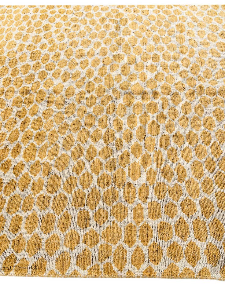 Detail image of  6' 1 x 9'  Hand Knotted Moroccan Wool Rug