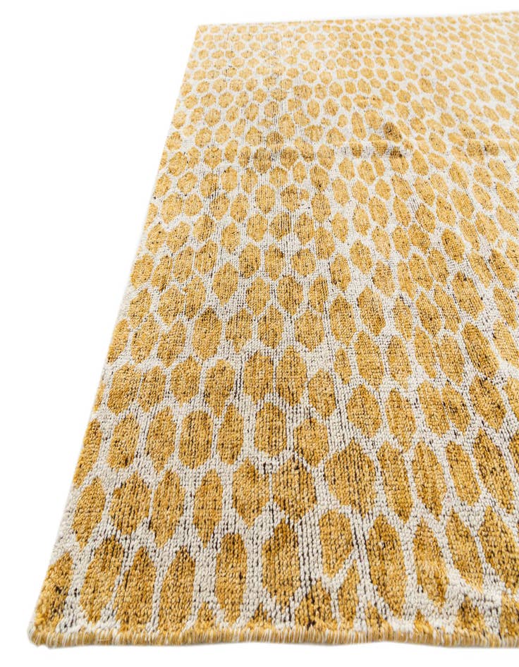 Detail image of  6' x 9'  Hand Knotted Moroccan Wool Rug