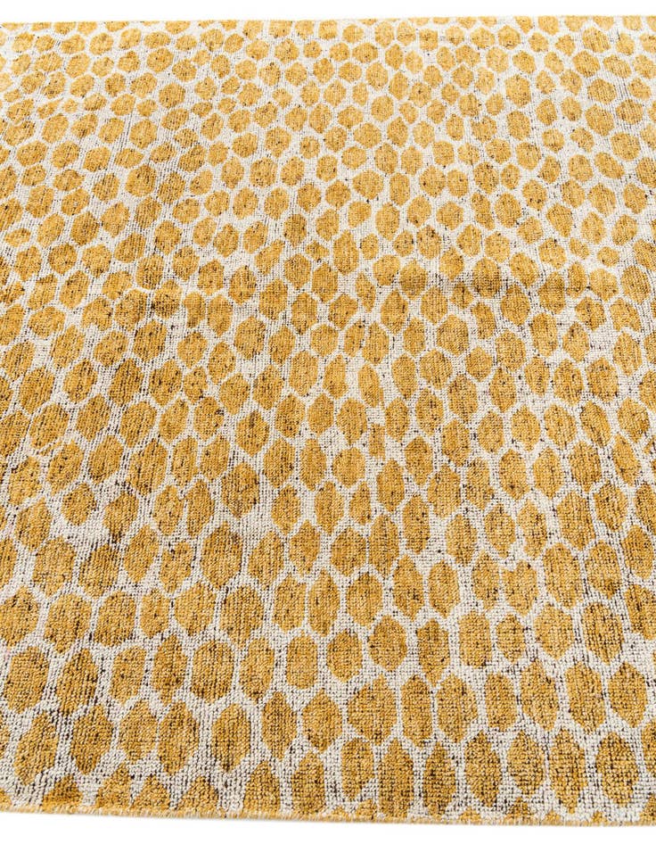 Detail image of  6' x 9'  Hand Knotted Moroccan Wool Rug