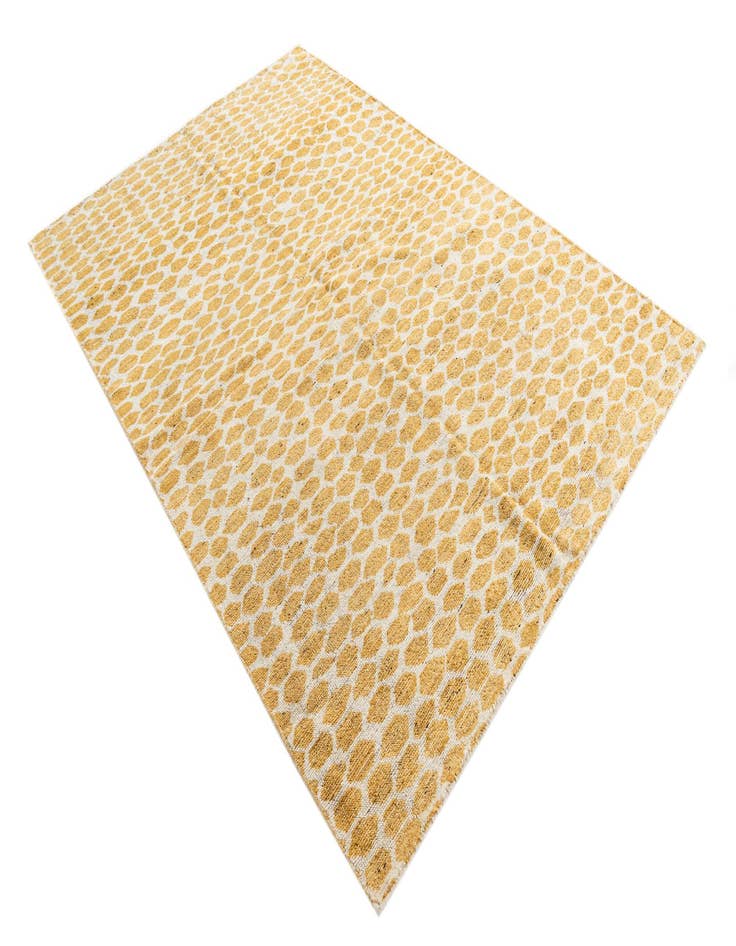 Detail image of  6' 1 x 9' 1  Hand Knotted Moroccan Wool Rug