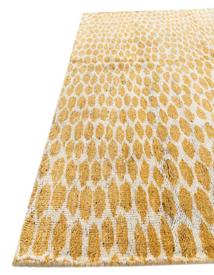 Detail image of  6' 1 x 9' 1  Hand Knotted Moroccan Wool Rug