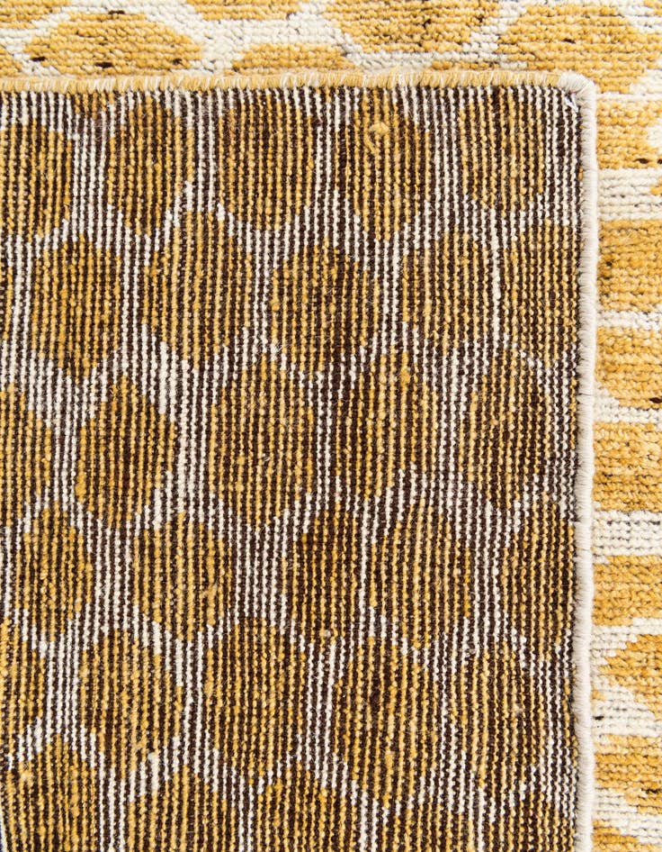 Detail image of  6' 1 x 9' 1  Hand Knotted Moroccan Wool Rug