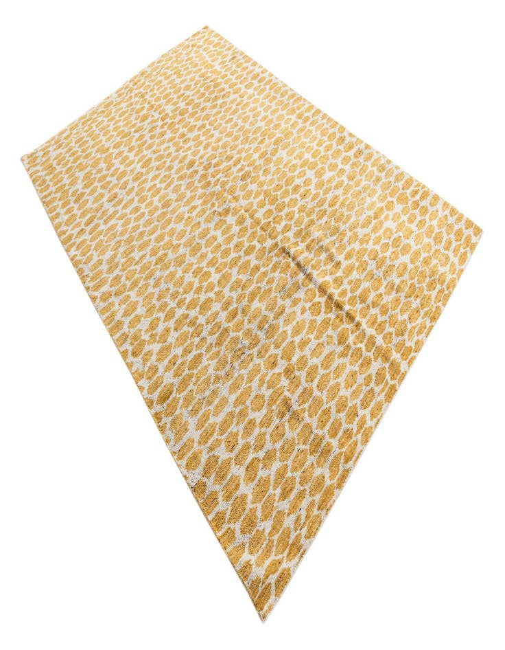 Detail image of  6' x 9'  Hand Knotted Moroccan Wool Rug