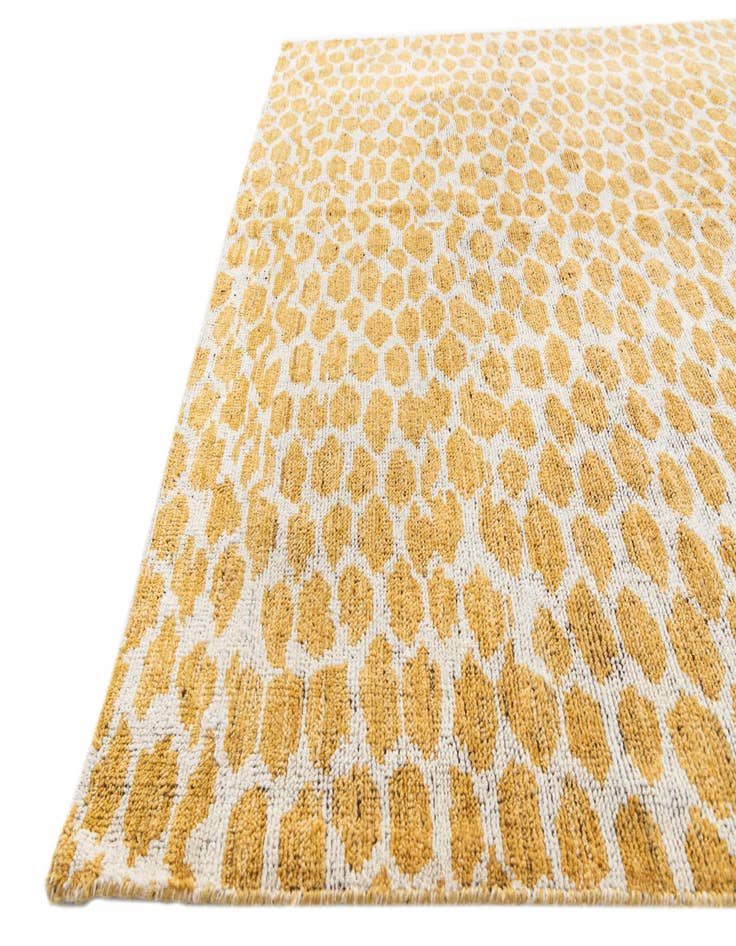 Detail image of  6' x 9'  Hand Knotted Moroccan Wool Rug