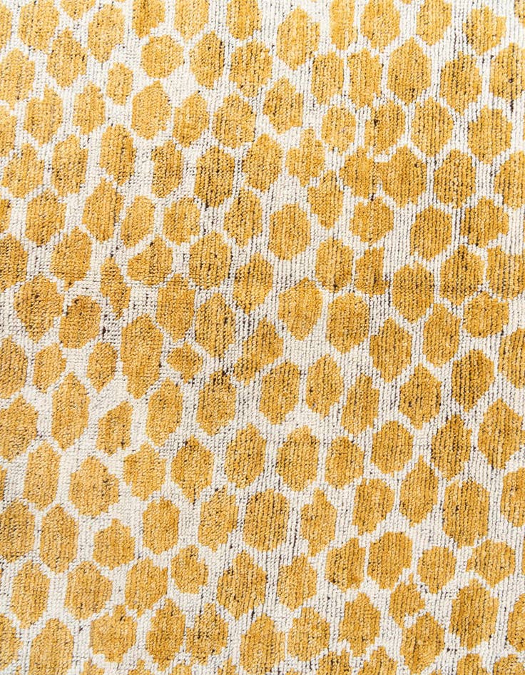 Detail image of  6' x 9'  Hand Knotted Moroccan Wool Rug