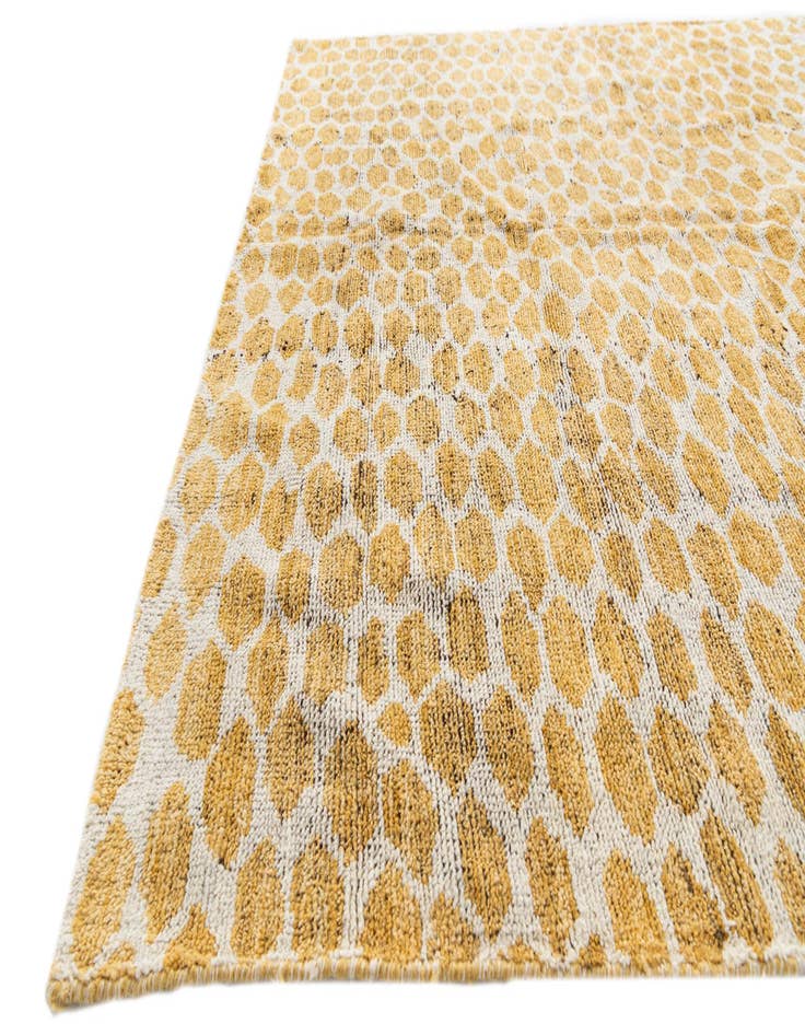 Detail image of  6' x 9'  Hand Knotted Moroccan Wool Rug