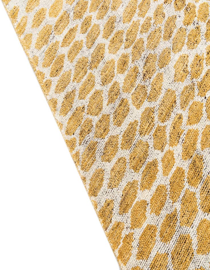 Detail image of  6' x 9'  Hand Knotted Moroccan Wool Rug