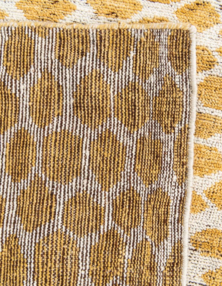 Detail image of  6' x 9'  Hand Knotted Moroccan Wool Rug