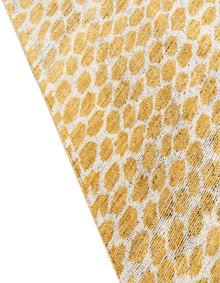 Detail image of  6' x 9'  Hand Knotted Moroccan Wool Rug