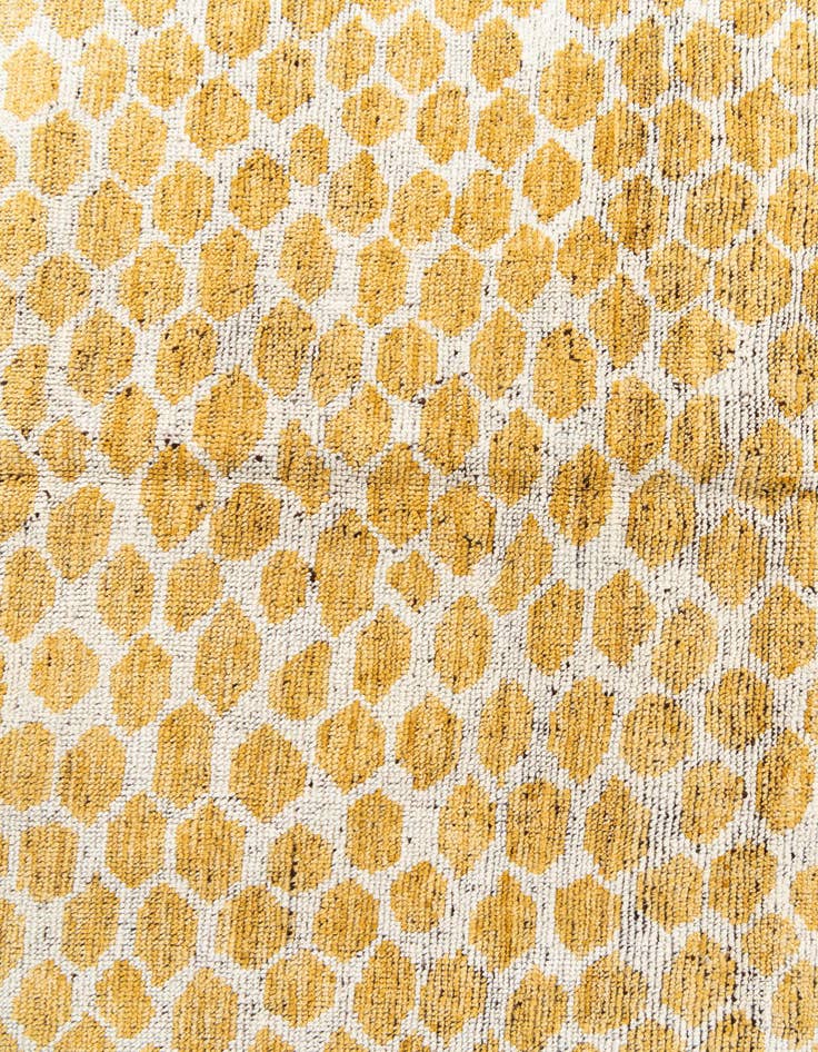 Detail image of  6' x 9'  Hand Knotted Moroccan Wool Rug