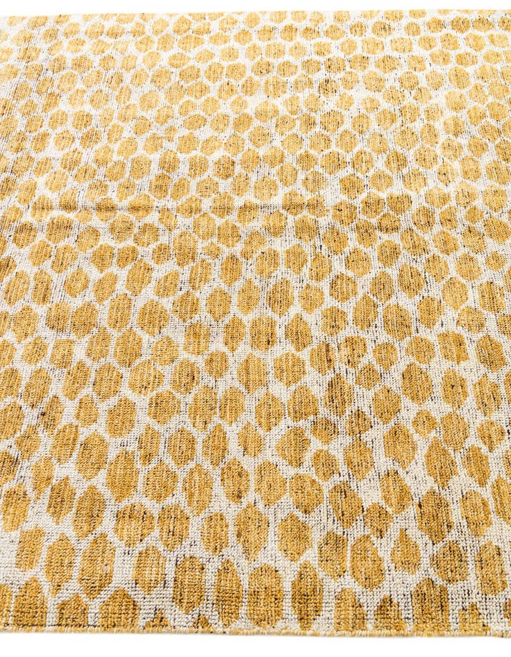 Detail image of  6' x 9'  Hand Knotted Moroccan Wool Rug