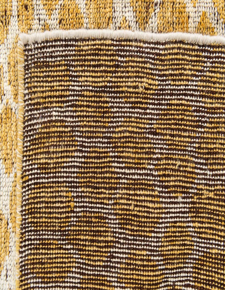 Detail image of  6' x 9'  Hand Knotted Moroccan Wool Rug