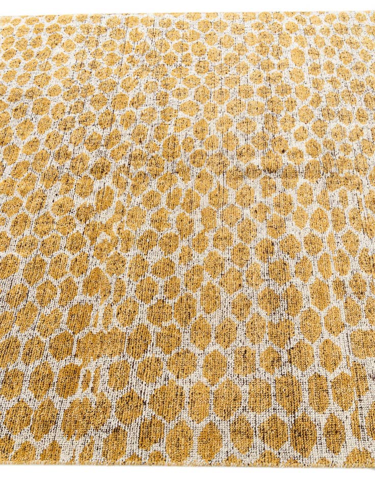 Detail image of  6' x 9'  Hand Knotted Moroccan Wool Rug