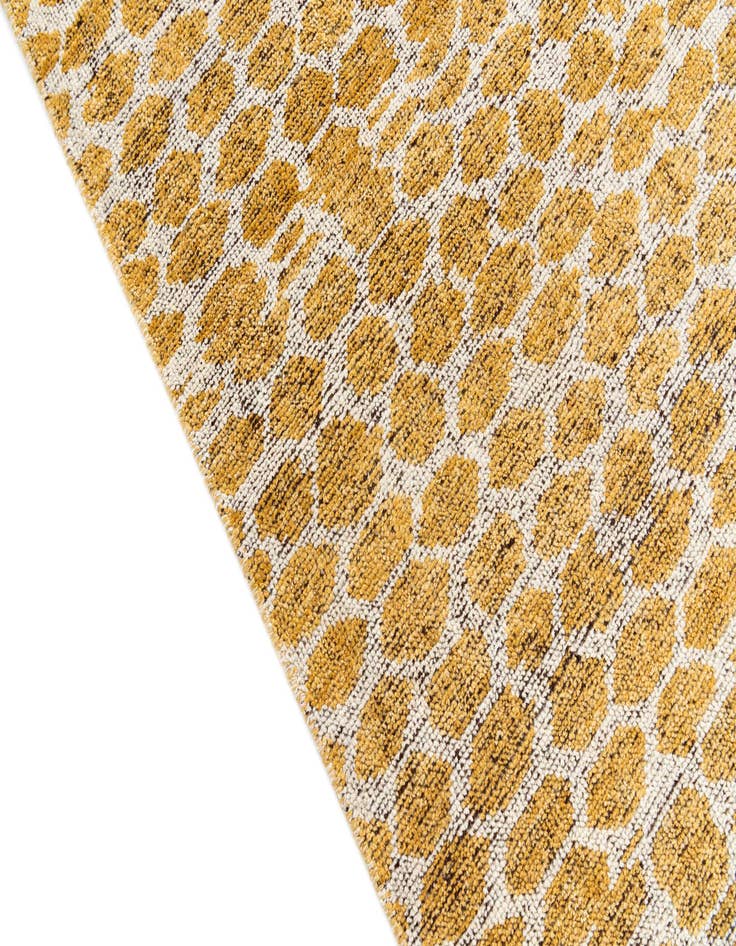 Detail image of  6' x 9'  Hand Knotted Moroccan Wool Rug