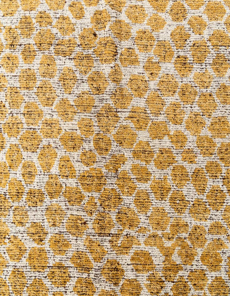 Detail image of  6' x 9'  Hand Knotted Moroccan Wool Rug