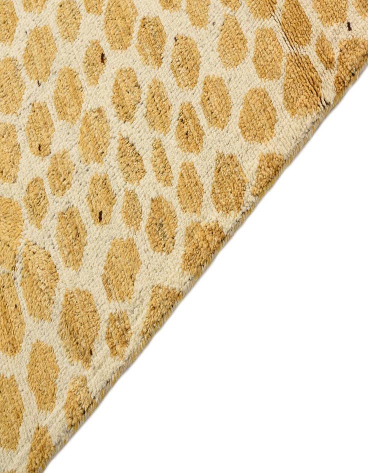 Detail image of  5' 2 x 8' 8  Hand Knotted Moroccan Wool Rug