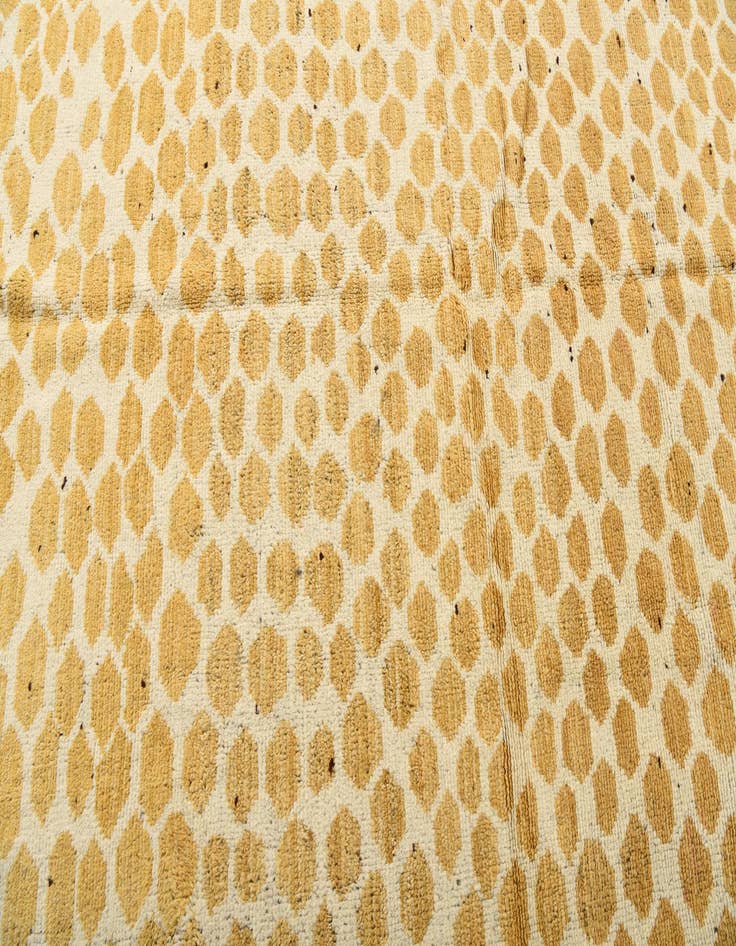 Detail image of  5' 2 x 8' 8  Hand Knotted Moroccan Wool Rug