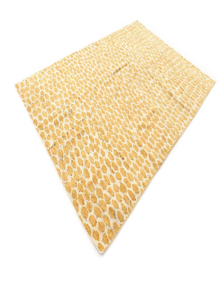 Detail image of  6' x 9'  Hand Knotted Moroccan Wool Rug