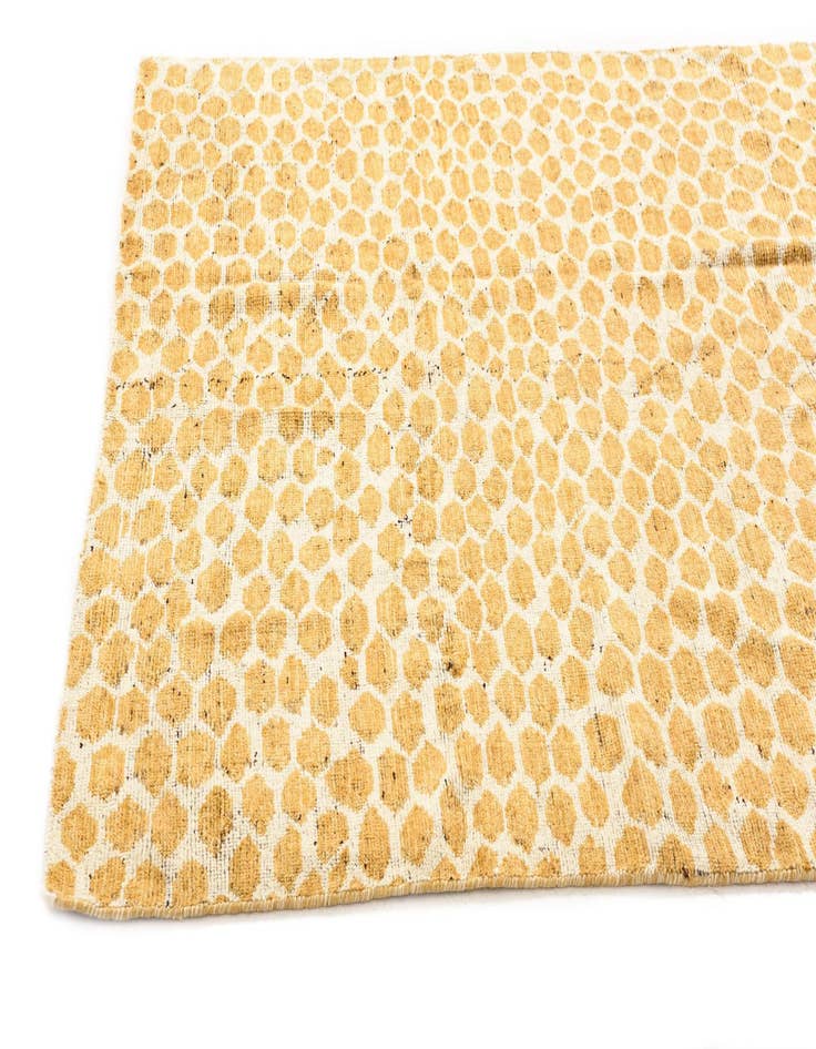 Detail image of  6' x 9'  Hand Knotted Moroccan Wool Rug