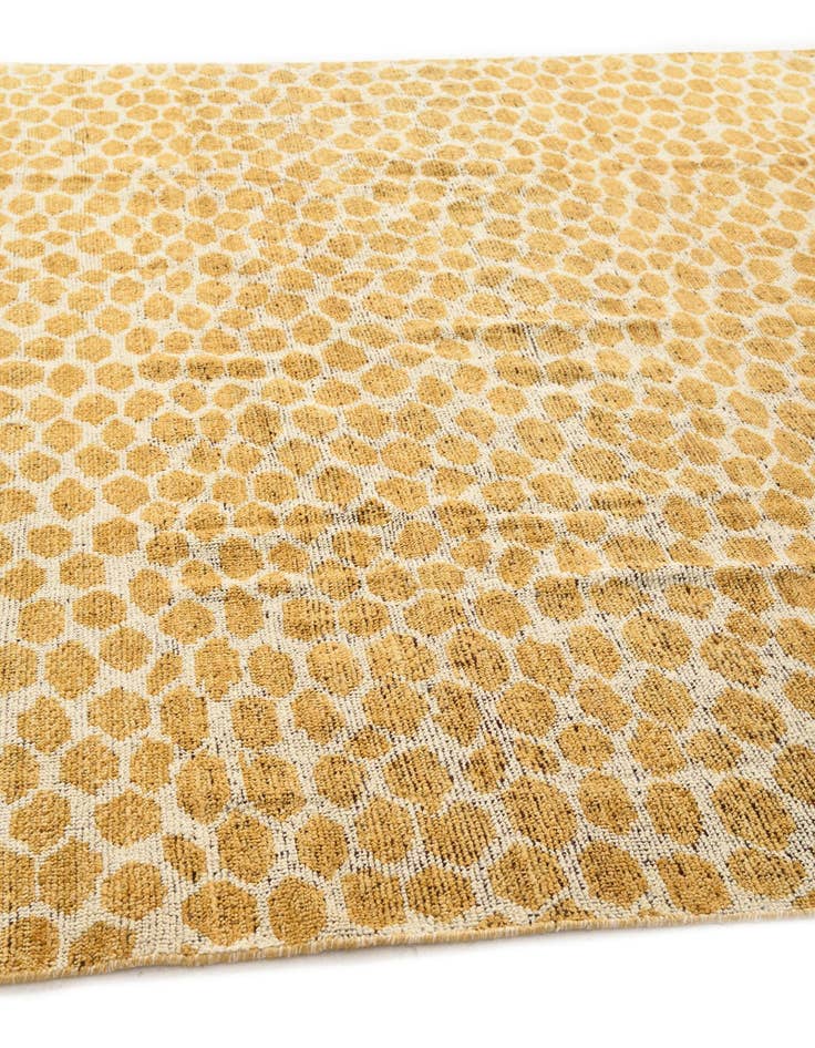 Detail image of  8' 1 x 10' 2  Hand Knotted Moroccan Wool Rug