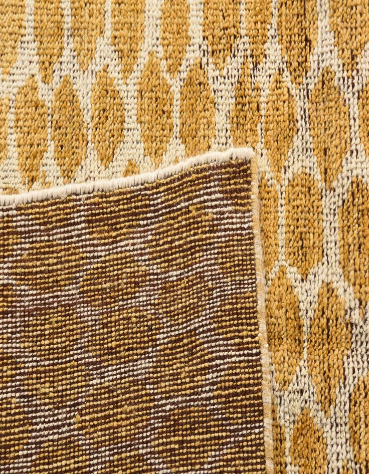 Detail image of  8' 1 x 10' 2  Hand Knotted Moroccan Wool Rug