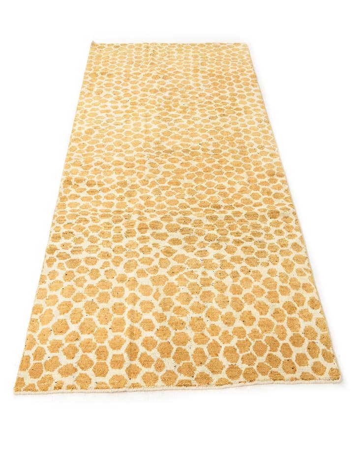 Detail image of  5' 10 x 9'  Hand Knotted Moroccan Wool Rug