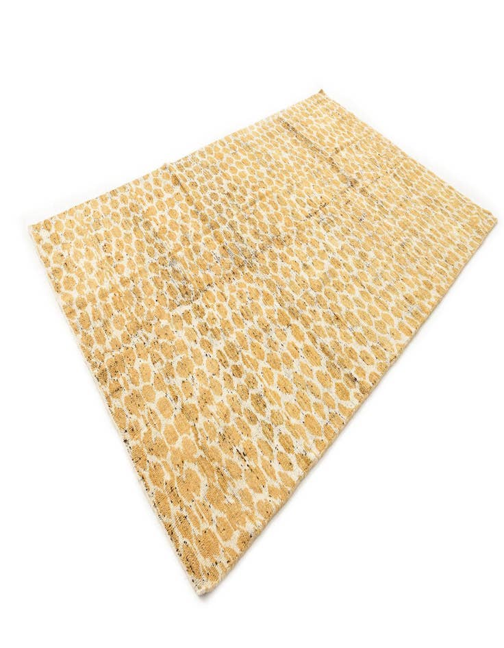 Detail image of  5' 9 x 8'  Hand Knotted Moroccan Wool Rug