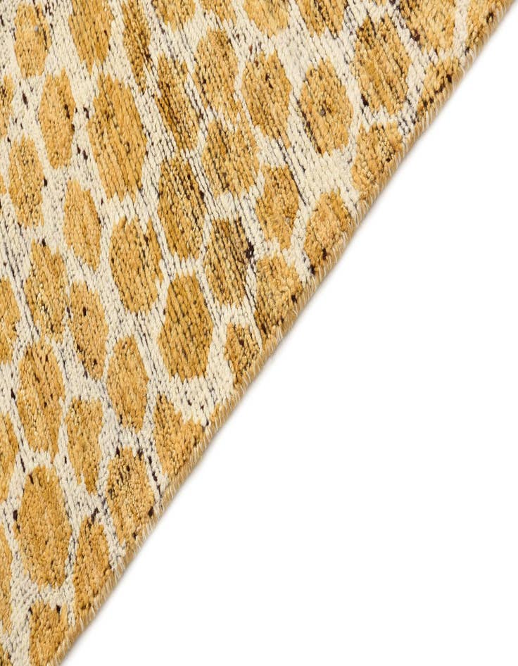 Detail image of  5' 9 x 8'  Hand Knotted Moroccan Wool Rug