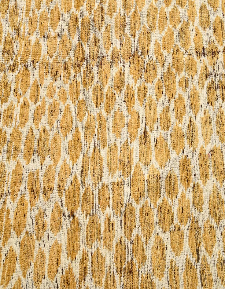 Detail image of  5' 9 x 8'  Hand Knotted Moroccan Wool Rug