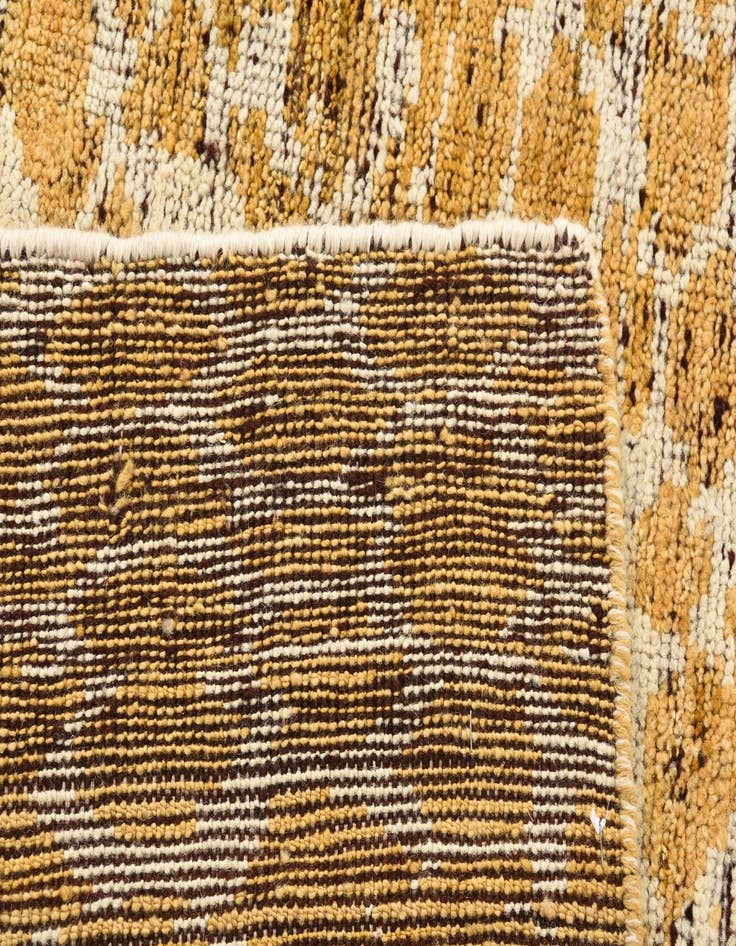 Detail image of  5' 9 x 8'  Hand Knotted Moroccan Wool Rug