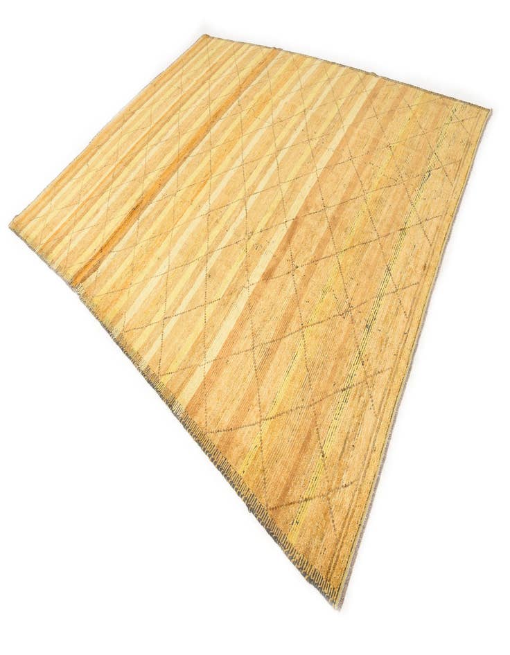 Detail image of  9' 5 x 12'  Hand Knotted Moroccan Wool Rug