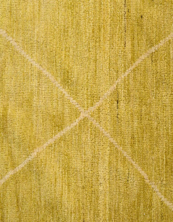 Detail image of  8' 11 x 11' 11  Hand Knotted Moroccan Wool Rug