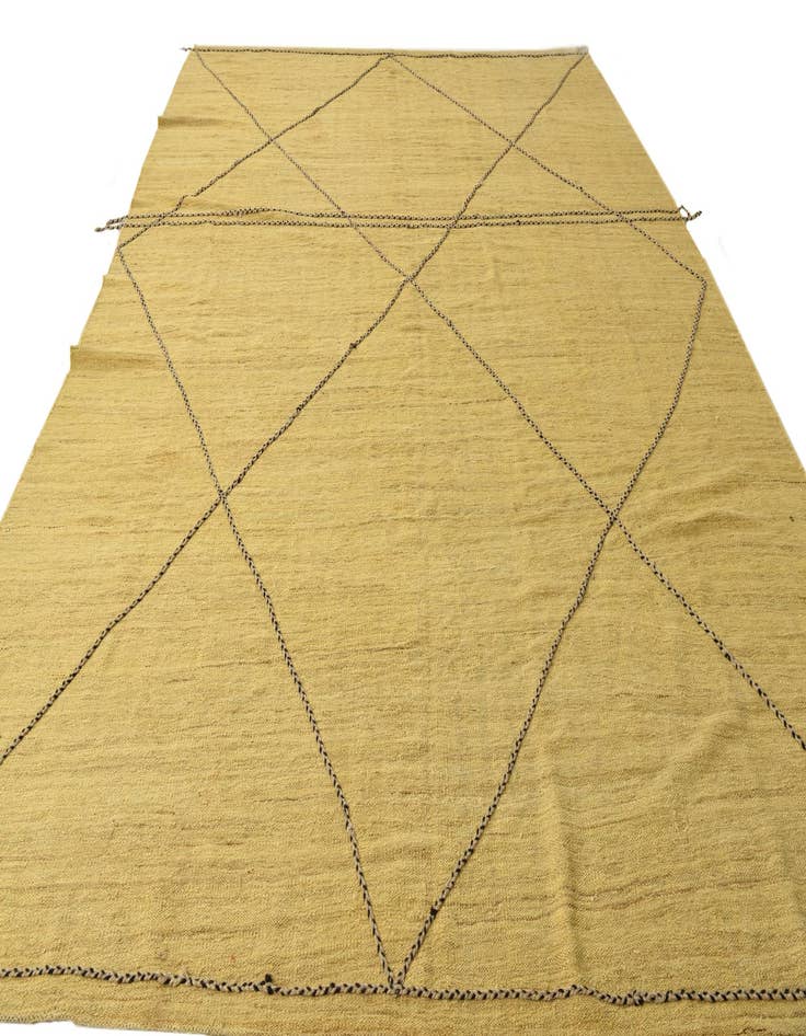 Detail image of  9' 2 x 12' 8  Hand Knotted Moroccan Wool Rug