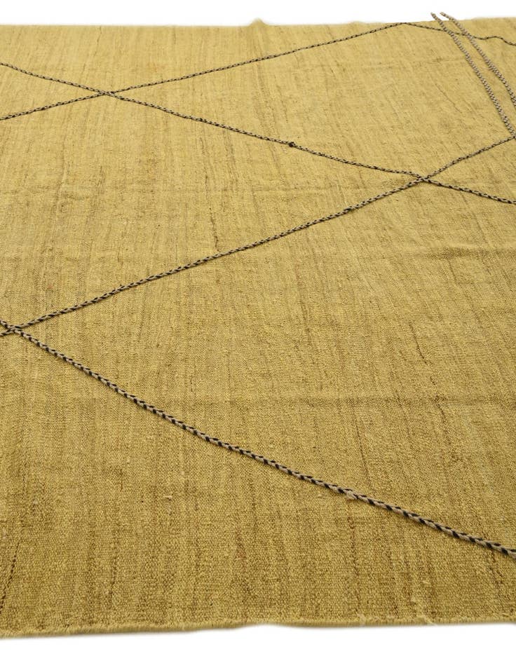 Detail image of  9' 2 x 12' 8  Hand Knotted Moroccan Wool Rug