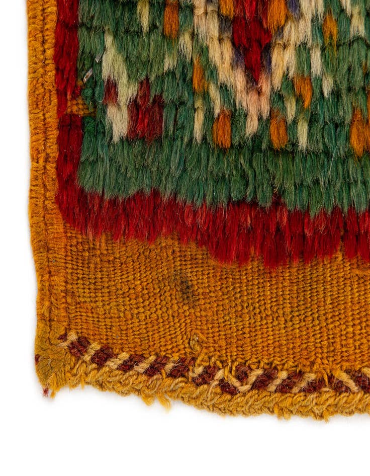 Detail image of  3' 5 x 6' 3  Hand Knotted Moroccan Wool Rug