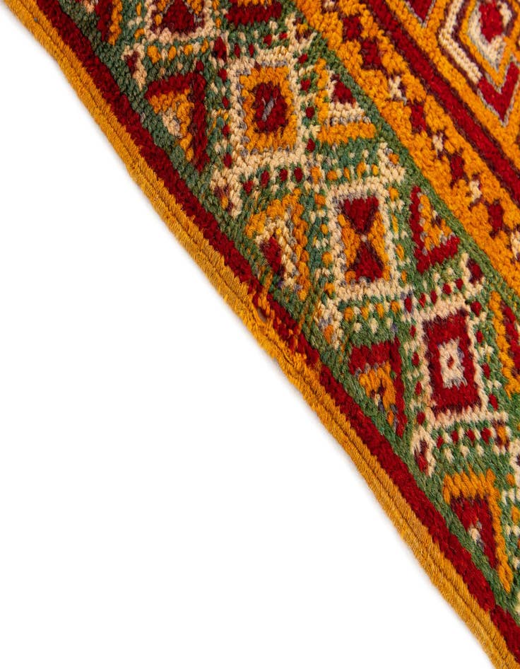 Detail image of  3' 5 x 6' 3  Hand Knotted Moroccan Wool Rug