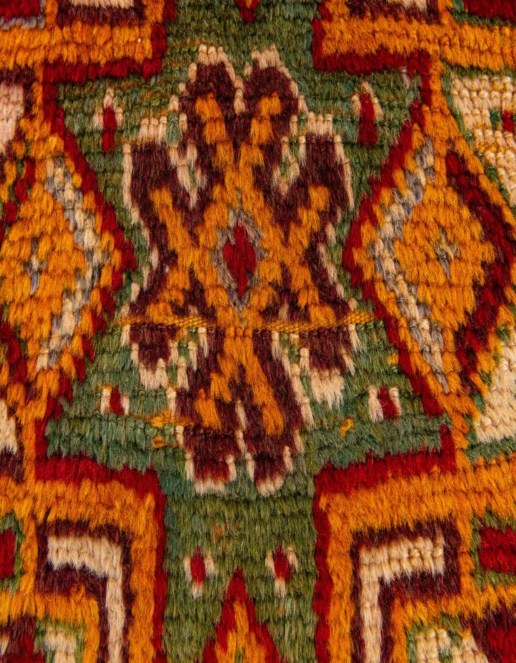 Detail image of  3' 5 x 6' 3  Hand Knotted Moroccan Wool Rug