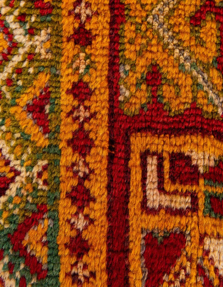 Detail image of  3' 5 x 6' 3  Hand Knotted Moroccan Wool Rug
