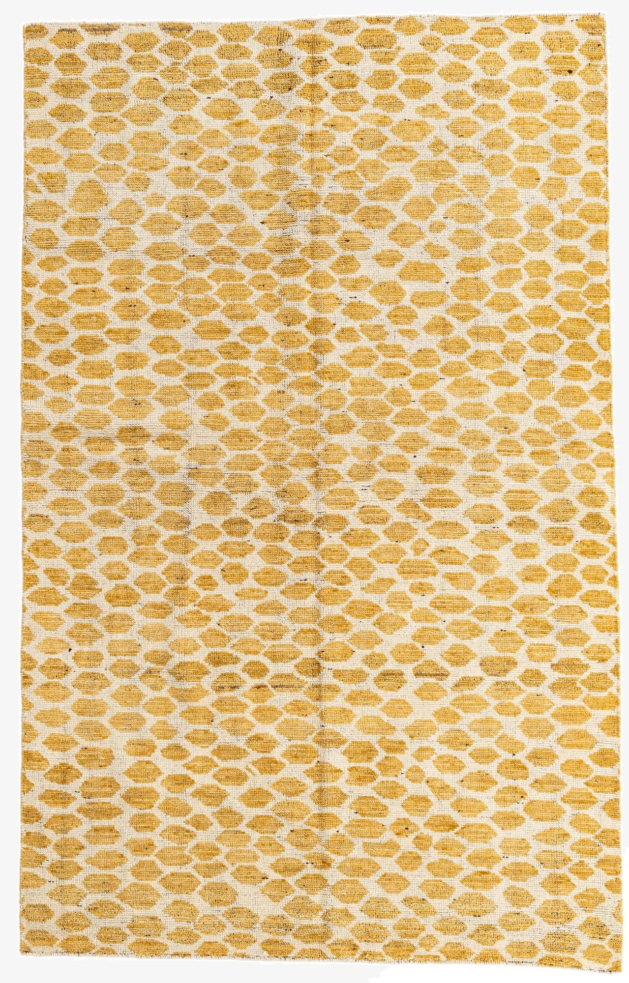  5' x 8'  Hand Knotted Moroccan Wool Rug