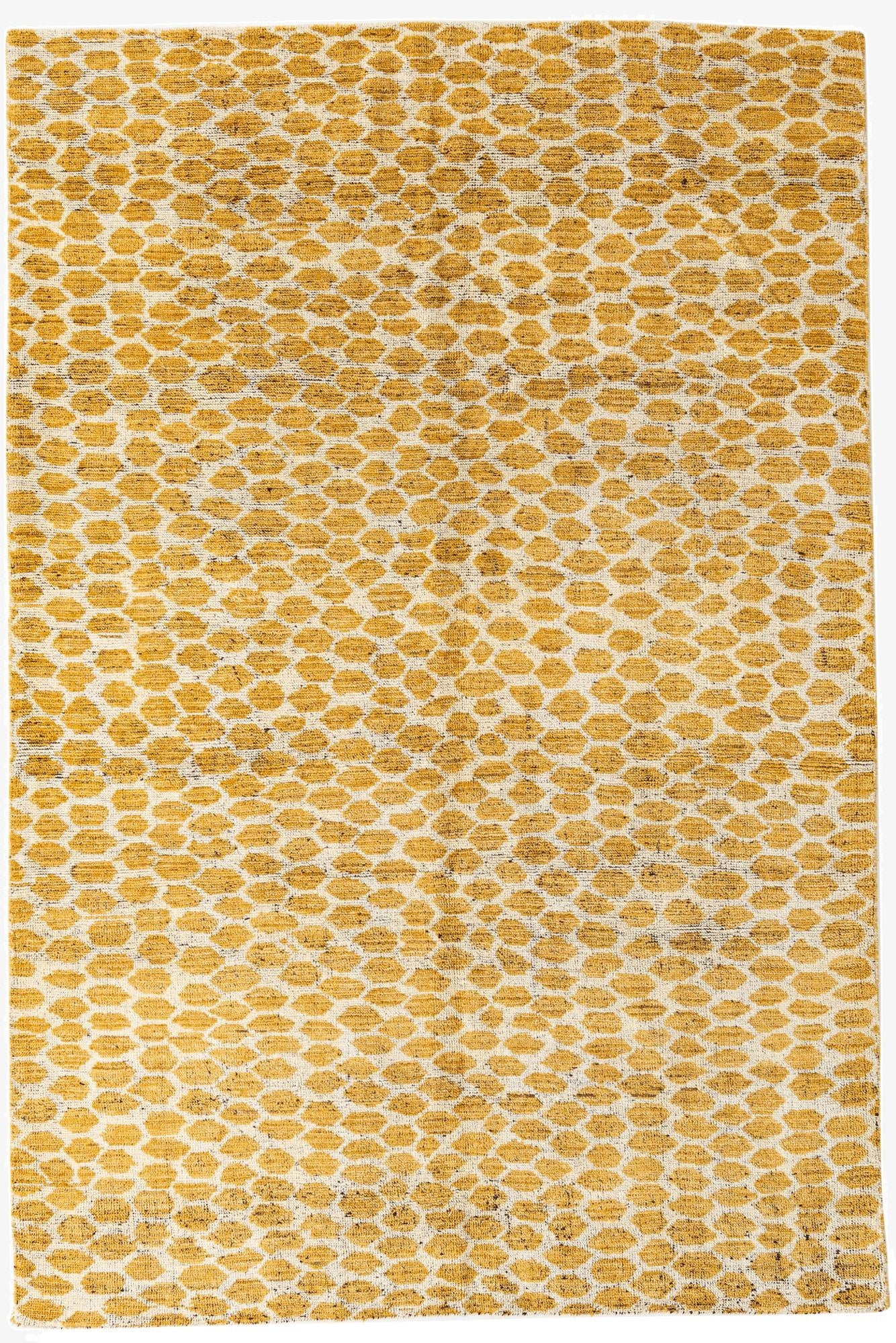  6' 1 x 9' 2  Hand Knotted Moroccan Wool Rug