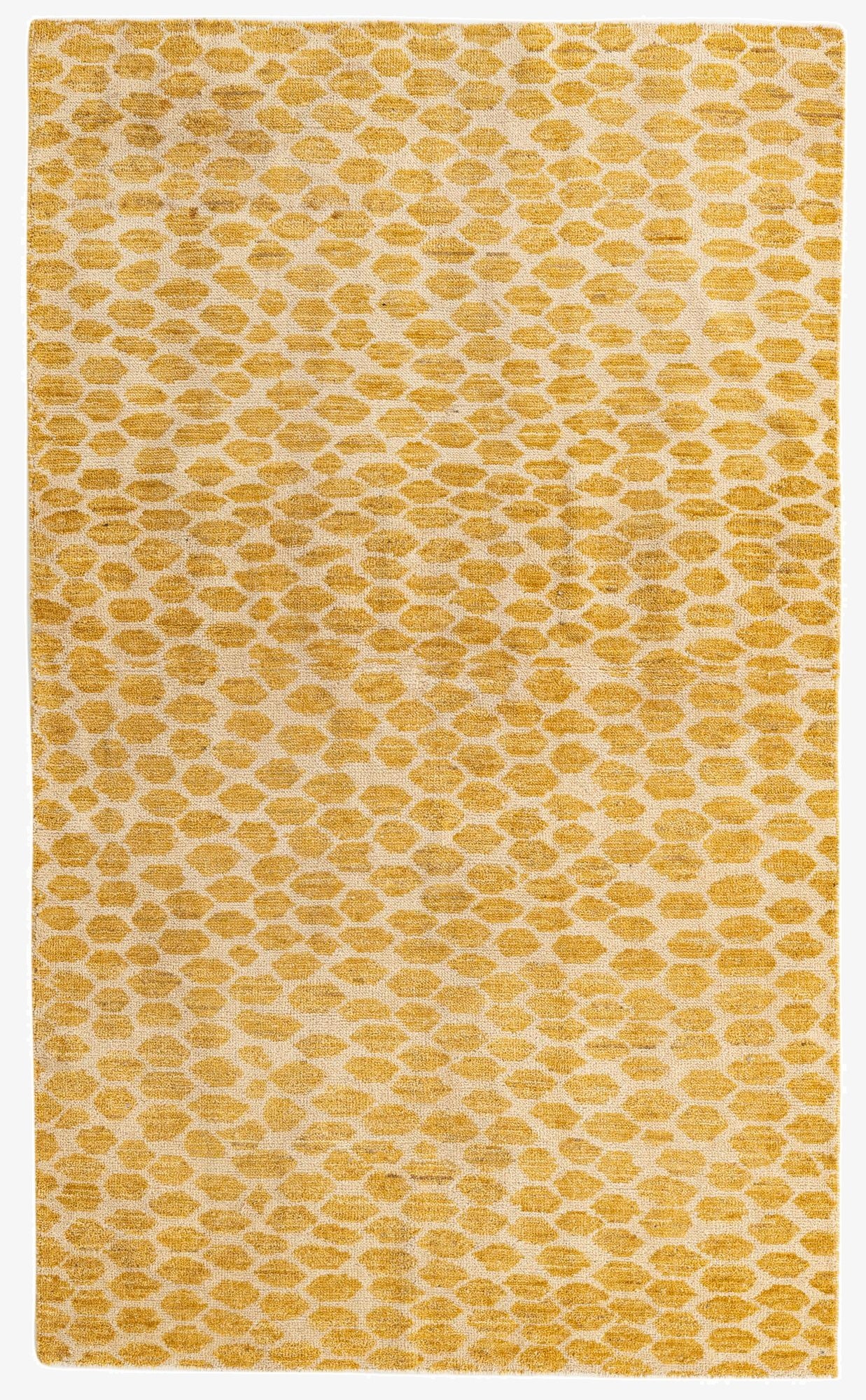  4' 10 x 8'  Hand Knotted Moroccan Wool Rug