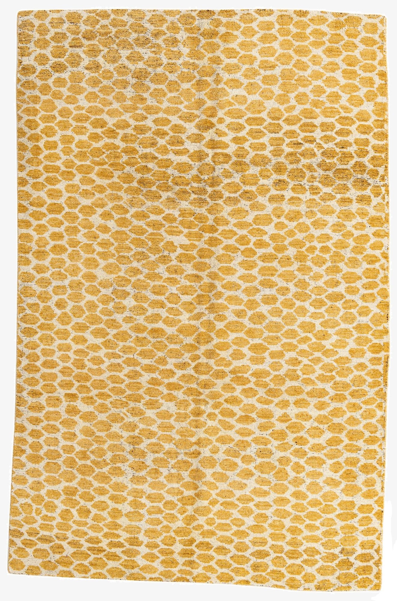  6' x 9' 2  Hand Knotted Moroccan Wool Rug