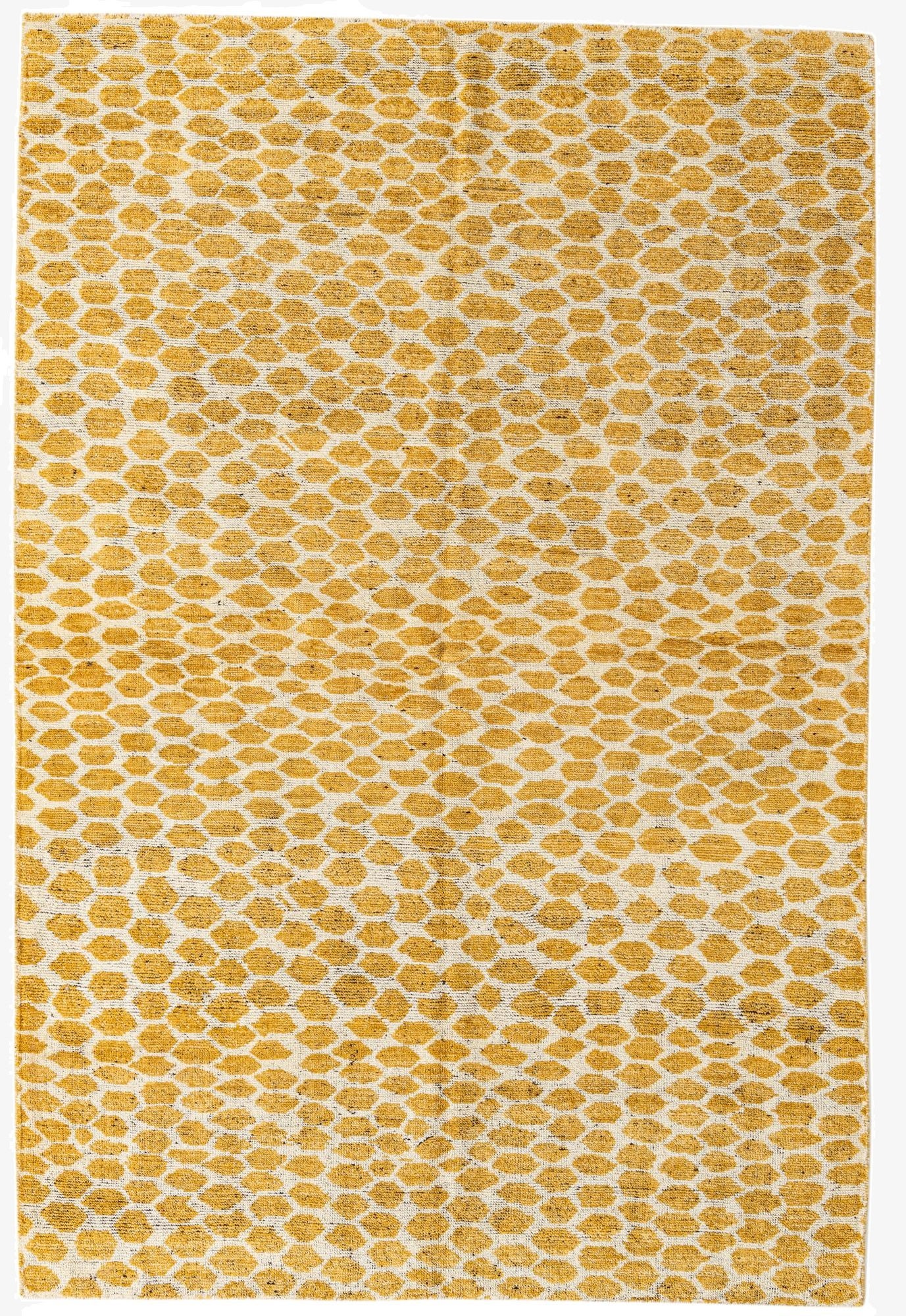  6' 1 x 9' 1  Hand Knotted Moroccan Wool Rug