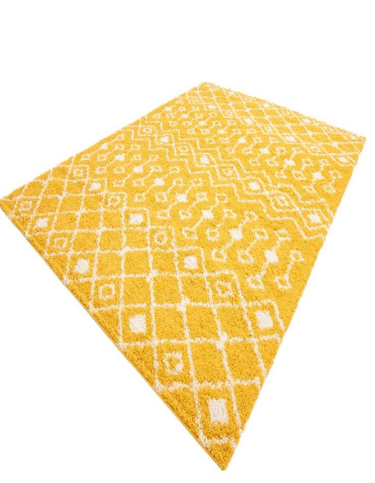 Detail image of  10' x 13' Moroccan Trellis Shag Rug