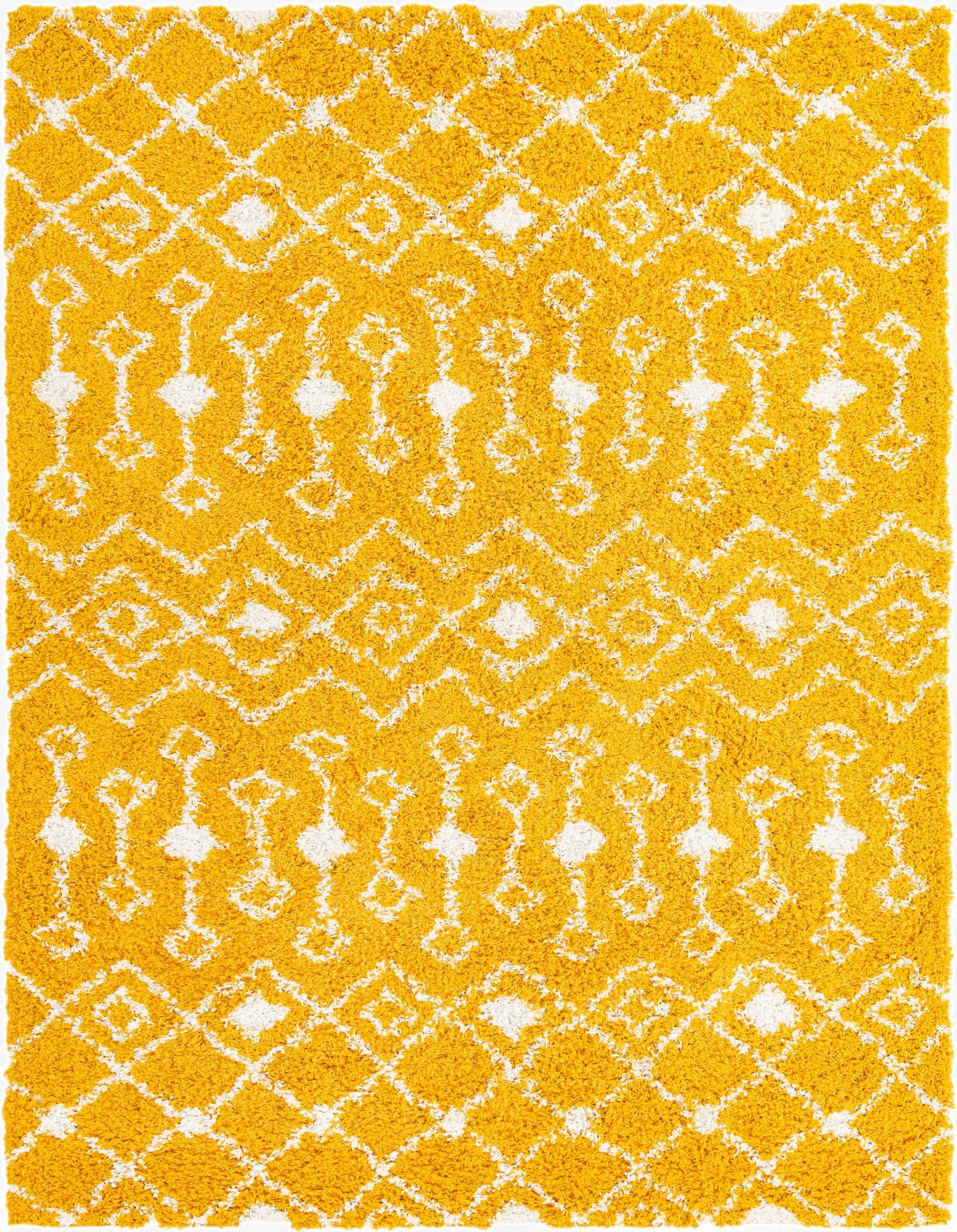  7' 10 x 10' Moroccan Trellis Shag Rug